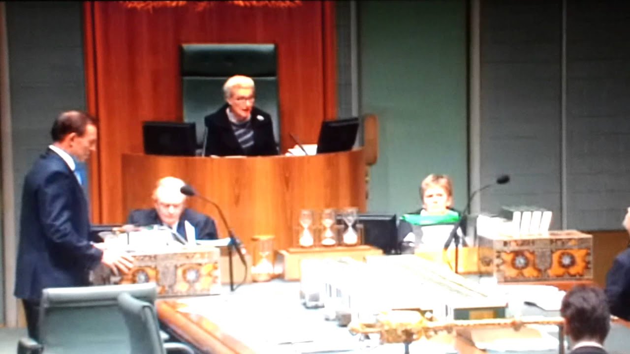 Bronwyn Bishop Speaker, "names" ALP member