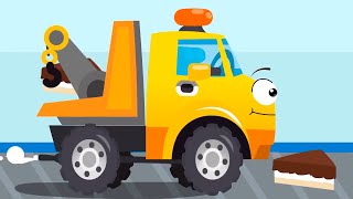 O guindaste e a tortinha de cereja - Cars Stories - Desenhos animados para crianças