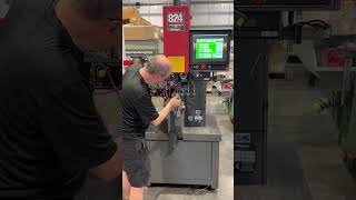HAEGER 8240-3L 8 Ton Insertion Press Touch Screen (4) Bowls 2007’#8539