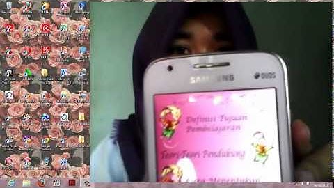 Aplikasi Android dengan Adobe Flash CS6 yang sudah di instal dihandphone