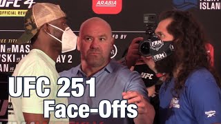 UFC 251 Face-Offs: Kamaru Usman vs Jorge Masvidal | Fight Island