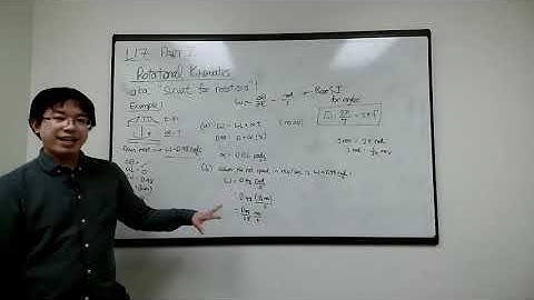 P3A L18B.1 Angular SUVAT – Examples 1