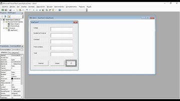 Formulario de registro de inventario en Visual Basic