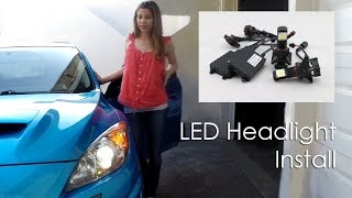 easy led headlight install