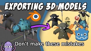 Exporting 3D Models to Godot 4 | GlTF settings