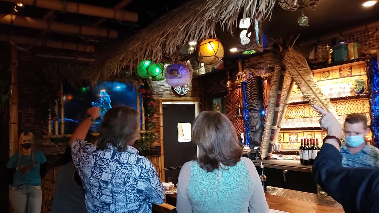 Wilfred's Lounge Napa's first Tiki Bar - drink triggered A/V special effects