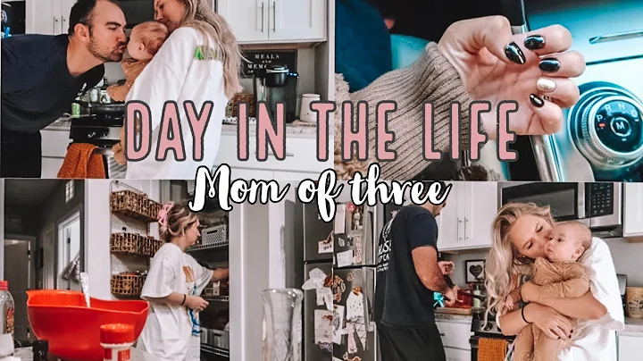 NEWBORN LIFE DAY IN THE LIFE MOM OF THREE VLOG | D...