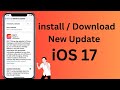 How to Update iPhone X to iOS 17 | How to install iOS 17 | How to Download iOS 17 in iPhone X