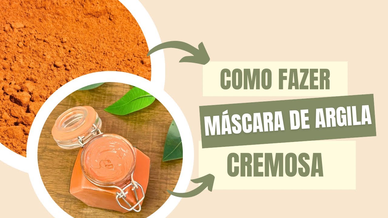 Como fazer máscara de argila emulsionada (cremosa) 🌹 - YouTube