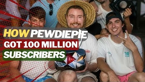How PewDiePie got 100 million subscribers | PewDiePie vs T-series subscribers (@know_bot)