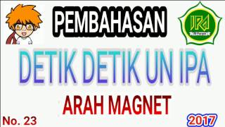 BAHAS TUNTAS DETIK-DETIK UN IPA SMP 2017 Materi 'Elektromagnetik' prediksi 1 no 23