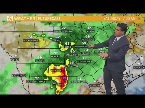 Rain and storms possible overnight Friday - YouTube