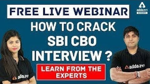 How to Crack an SBI CBO Interview? | Learn from the Experts | Adda247