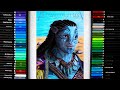 Drawing Tonowari (Cliff Curtis) - Avatar: The Way of Water [4K/UHD] - Drakonarus