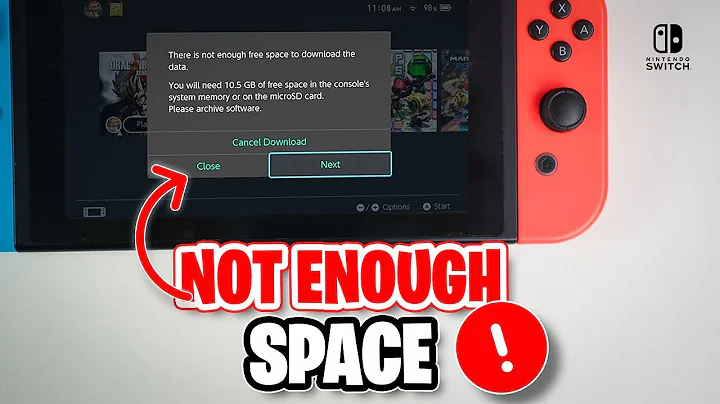 How to Fix “Not Enough Free Space” on Nintendo Switch 🔥| Free Up Storage Fast!