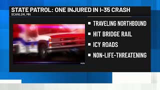 State Patrol: one injured in car crash on I-35