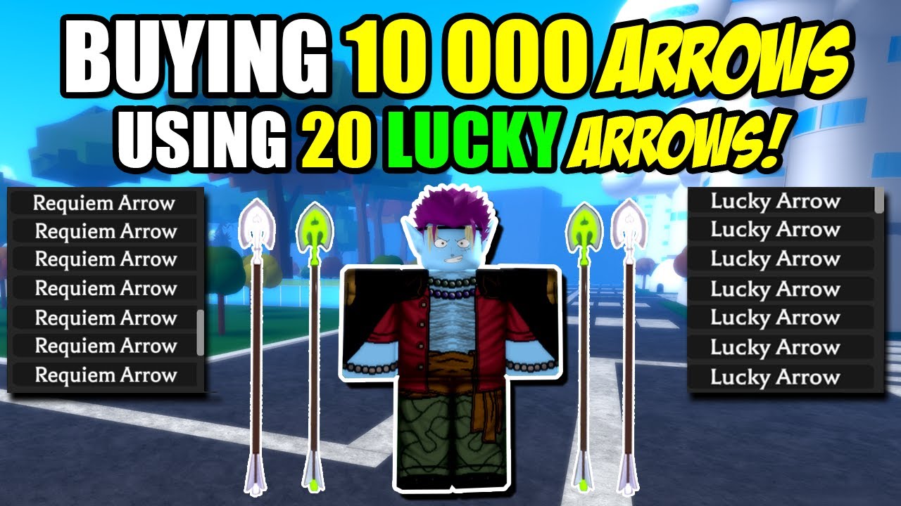 Using 20 Lucky Arrows and Buying 10000 Arrows in Anime Rifts YouTube