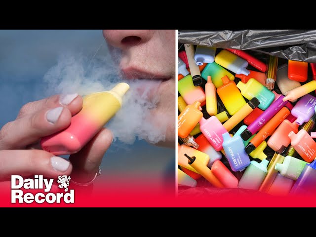disposable vapes scotland Disposable vape ban rolled out across Scotland and UK from today