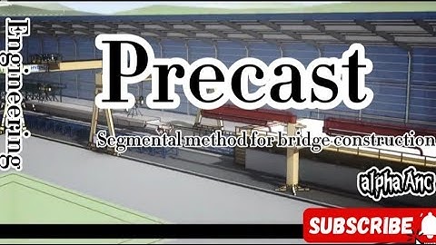 The Precast segmental Method. Revolutionizing Bridge Building.#engineering #viralvideo #youtube