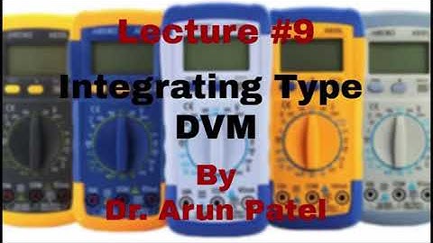 Integrating Type DVM_LECT_10