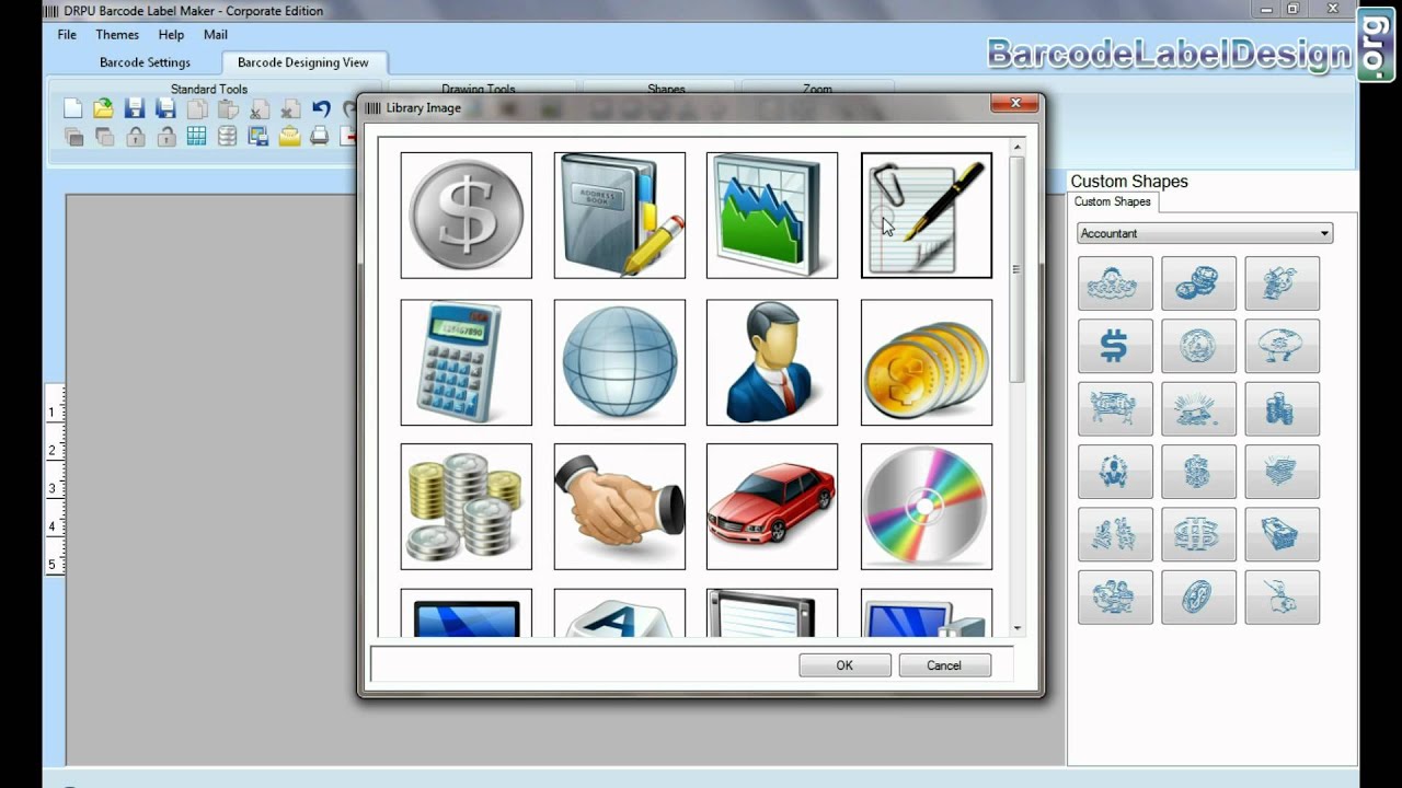 Maxicode barcode labels: Design using DRPU Barcode Creator Tool