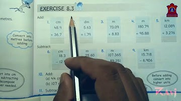 Mathematics grade 5 | Ch 8-Measurements Ex-8.3| APS BINNAGURI