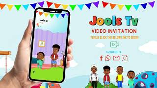 Personalized Jools Tv Birthday Video Invitation