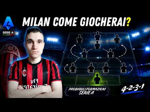 Video PROBABILI FORMAZIONI SERIE A PRIMA GIORNATA MILAN JUVE NAPOLI INTER COME GIOCHERANNO!?