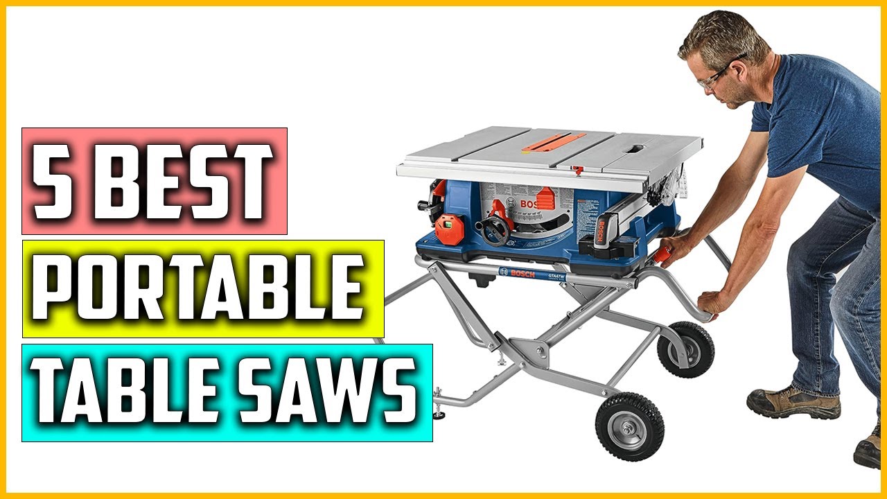 Top 5 Picks for the Best Portable Table Saws in 2023 Reviews - YouTube