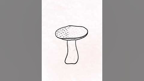 Mushroom Drawing Procreate #shorts