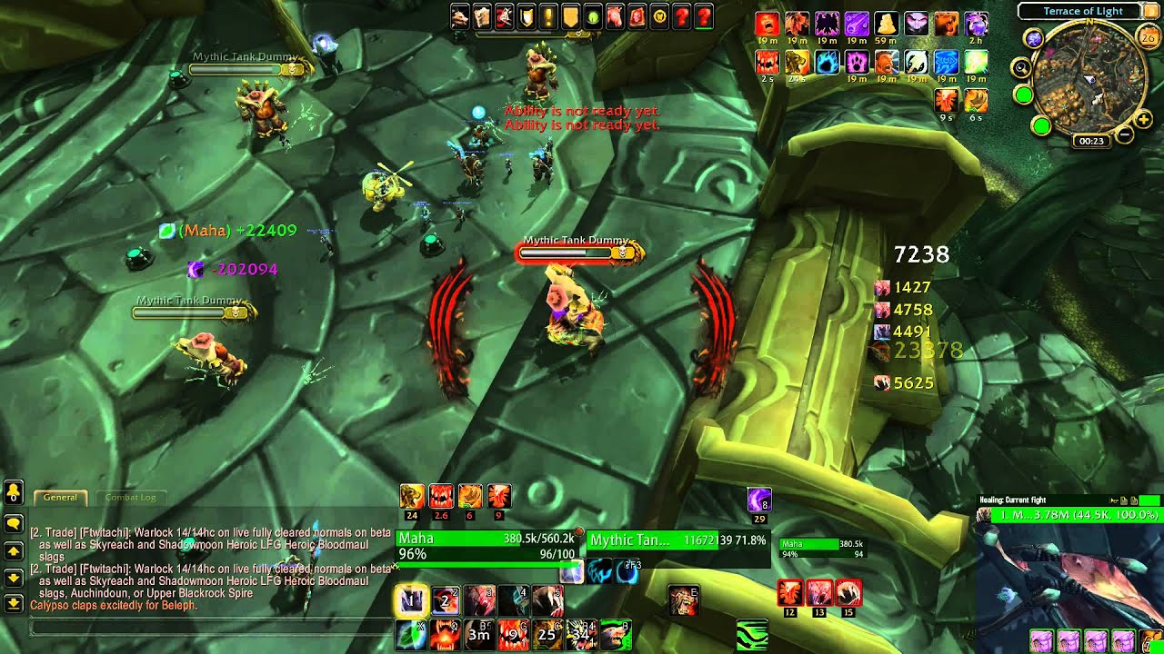 WoD Beta Crazy Guardian Druid Tank Self Healing