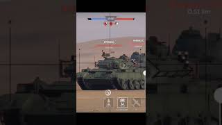 Tiger II ( King Tiger) deadly tank duel with M60 Patton.#rickyintin #warthundermobile #shorts #viral