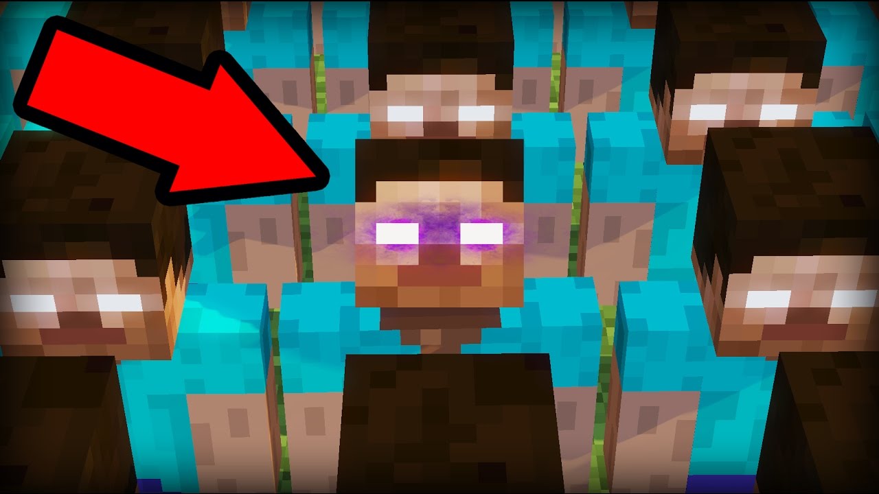 JE SUIS HEROBRINE ! Cache cache Minecraft YouTube