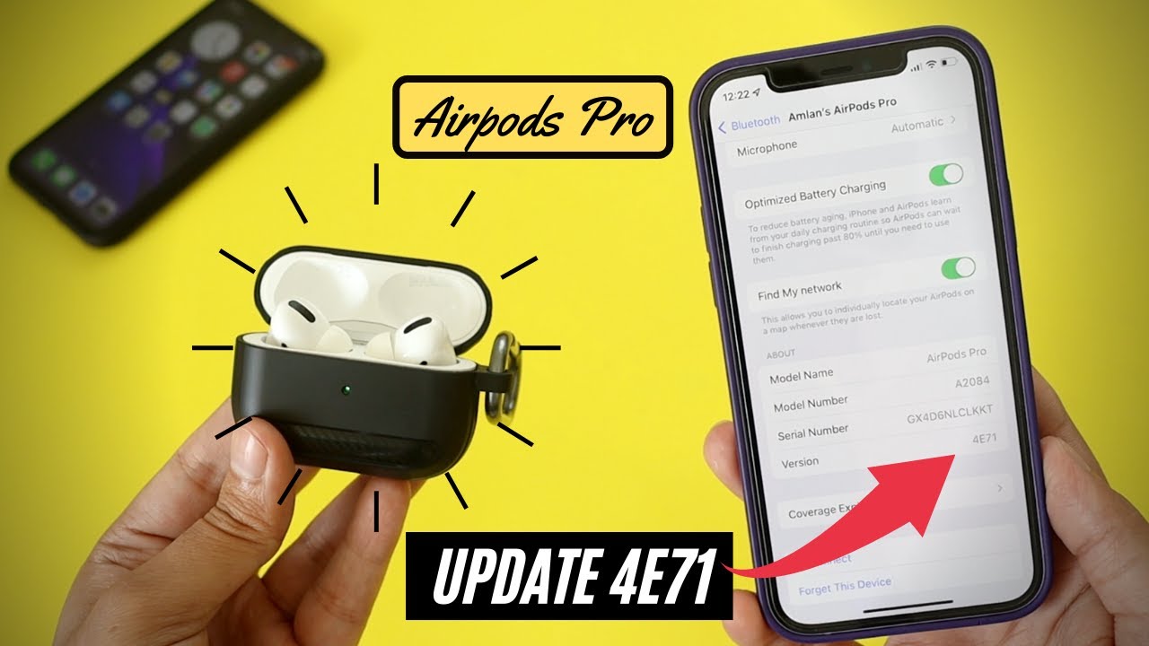 AirPods, AirPods Pro, and AirPods Max receive 4E71 firmware update