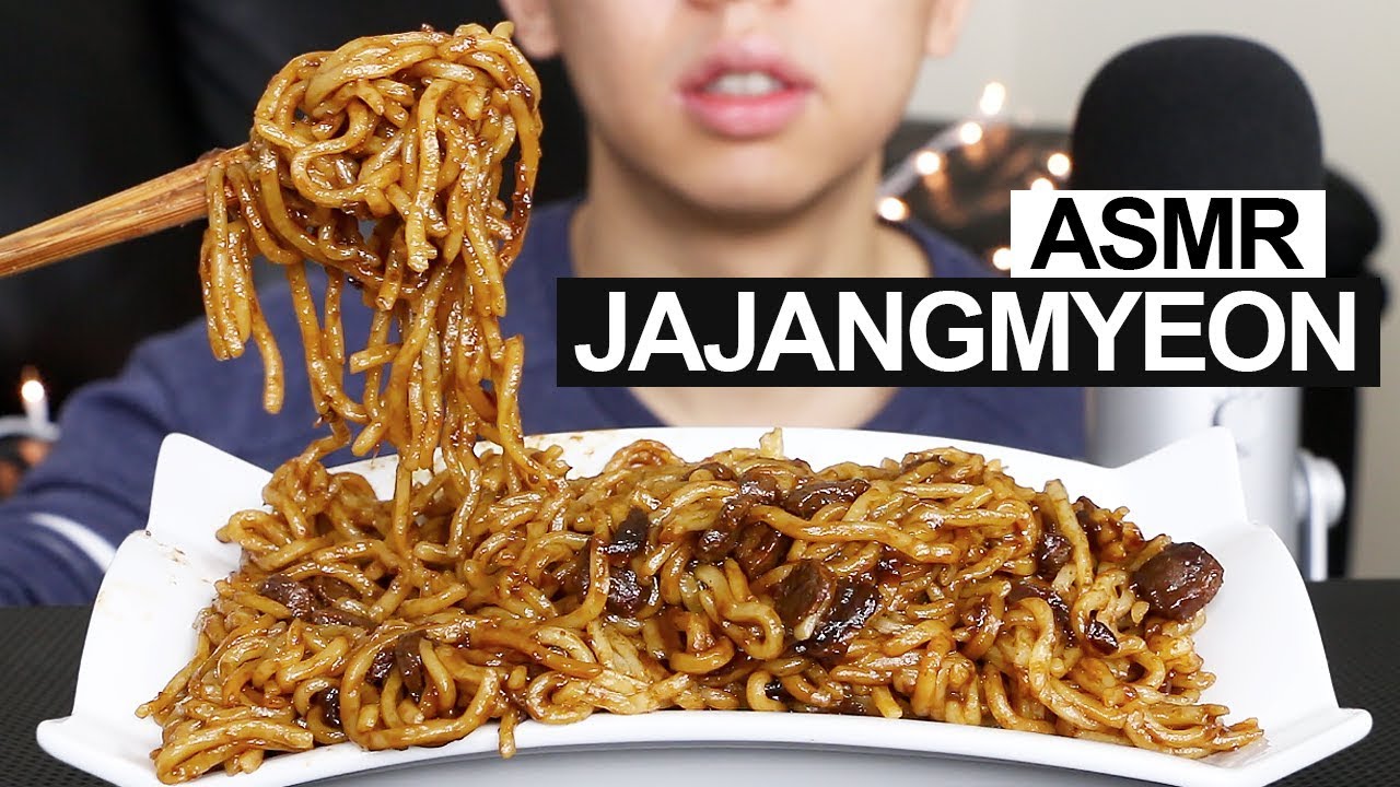 ASMR JAJANGMYEON — No Talking Black Bean Noodles Mukbang Slurping