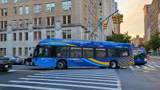 NYCT Bus: M10 Meets M2 & M1, M3, M4, M102 Action on Central Park West @ 96th Street + More!