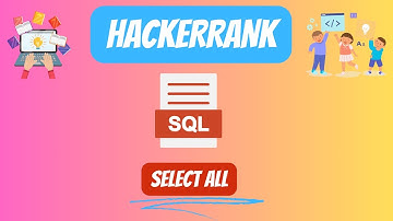HackerRank SQL Solution || #3 SELECT ALL || #youtubevideo