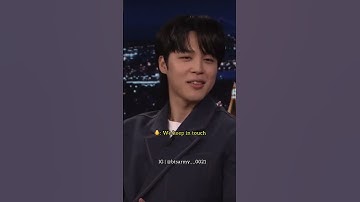 we keep in touch with everyone #bts #jimin #jimmyfallon #shrots #btsshorts