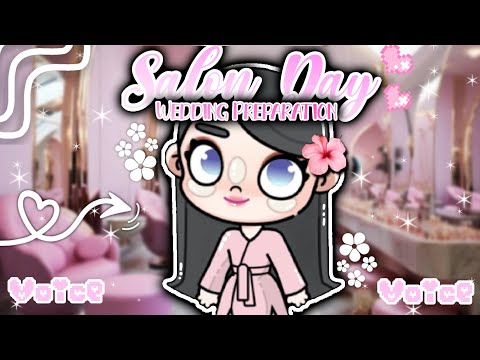 Salon Day 🌷 Wedding preparation ~ Aesthetic & Voiced 🔊 AvatarWorld Roleplay Part - 2