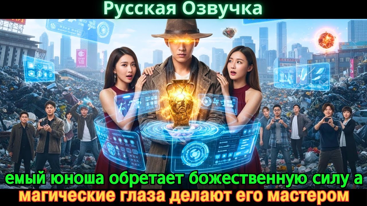 емый юноша обретает божественную силу а магические глаза делают его мастером  #Новые фильмы 2025