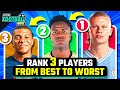 RANK THE PLAYERS FROM BEST TO WORST / TIER LIST FOOTBALL PLAYERS | TFQ QUIZ FOOTBALL 2024