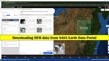 Downloading DEM data from NASA Earthdata portal | 2025