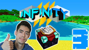 ENCHANTMENT TABLE! | Minecraft INFINITY V3 Episode 3 (1.9 SMP w/ Plugins)
