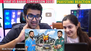 Pakistani Couple Reacts To Virat Kohli Vs Babar Azam Comparison | House | Cars | Records & Networth