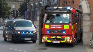 [14.08.'17] NødKøretøjer i udrykning i København // Many emergency vehicles responding in Copenhagen