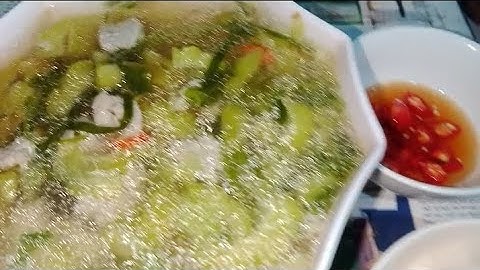 Cách Nấu Canh Khổ qua chả cá thác lác ngon nhanh mát không vị đắng ăn chung với cơm ngon cực đỉnh