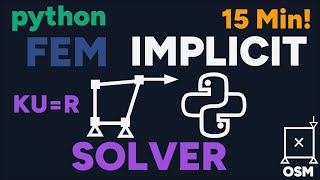 I Built a Finite Element Solver in Python — From Scratch in 15 Minutes