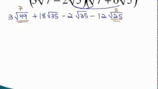 Add/Subtract/Multiply - FOIL with Radicals