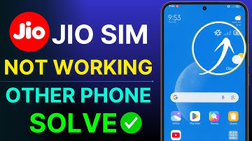 🚫Jio SIM Not Working in Other Phone? Fix No Signal,No Network & SIM Detection Issues (2025 Solution)