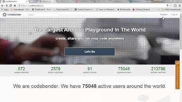 codebender.cc - How to log in